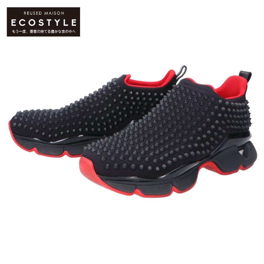 美品 Christian Louboutin クリスチャンルブタン SPIKE SOCK スパイク ソックス スニーカー シューズ 40  ブラック/レッド : 2893100000028594 : ブランドリユースショップエコスタイル - 通販 - Yahoo!ショッピング