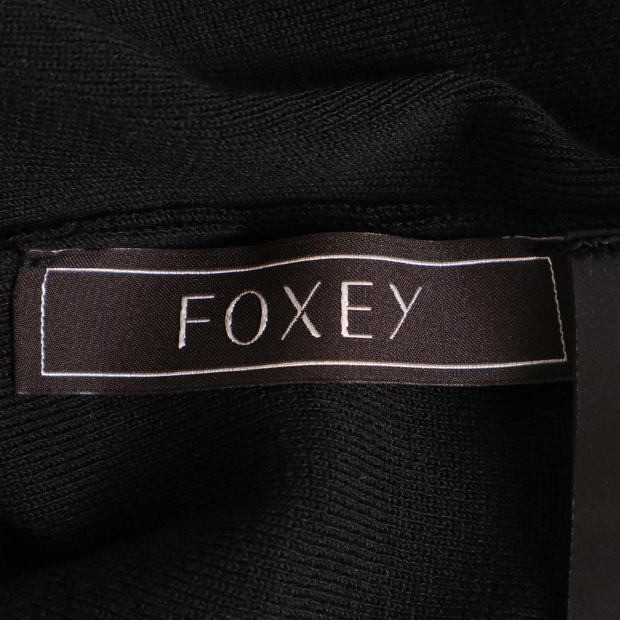 FOXEY（フォクシー） 21年 ブラック ニットトップ コレット 42119