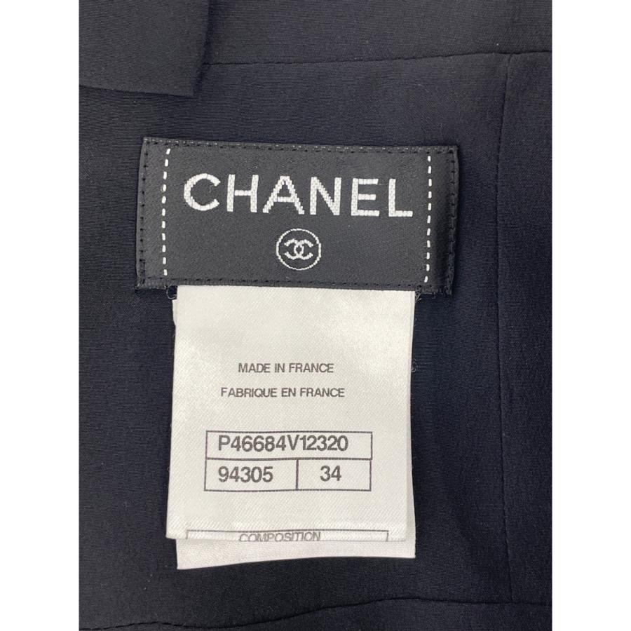 CHANEL（シャネル） 美品/国内正規 P46684V12320 シルク100％ プリーツ