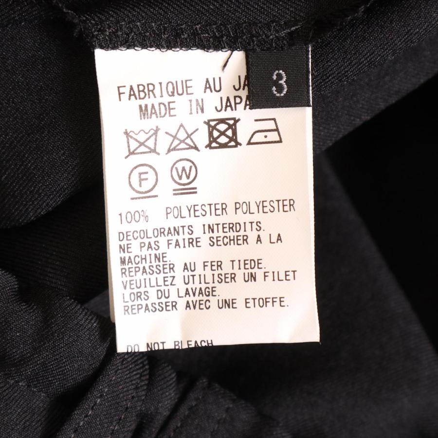 S'YTE サイト SHIWANOARU STRETCH TWILL HEM-SWITCHING PANTS ブラック