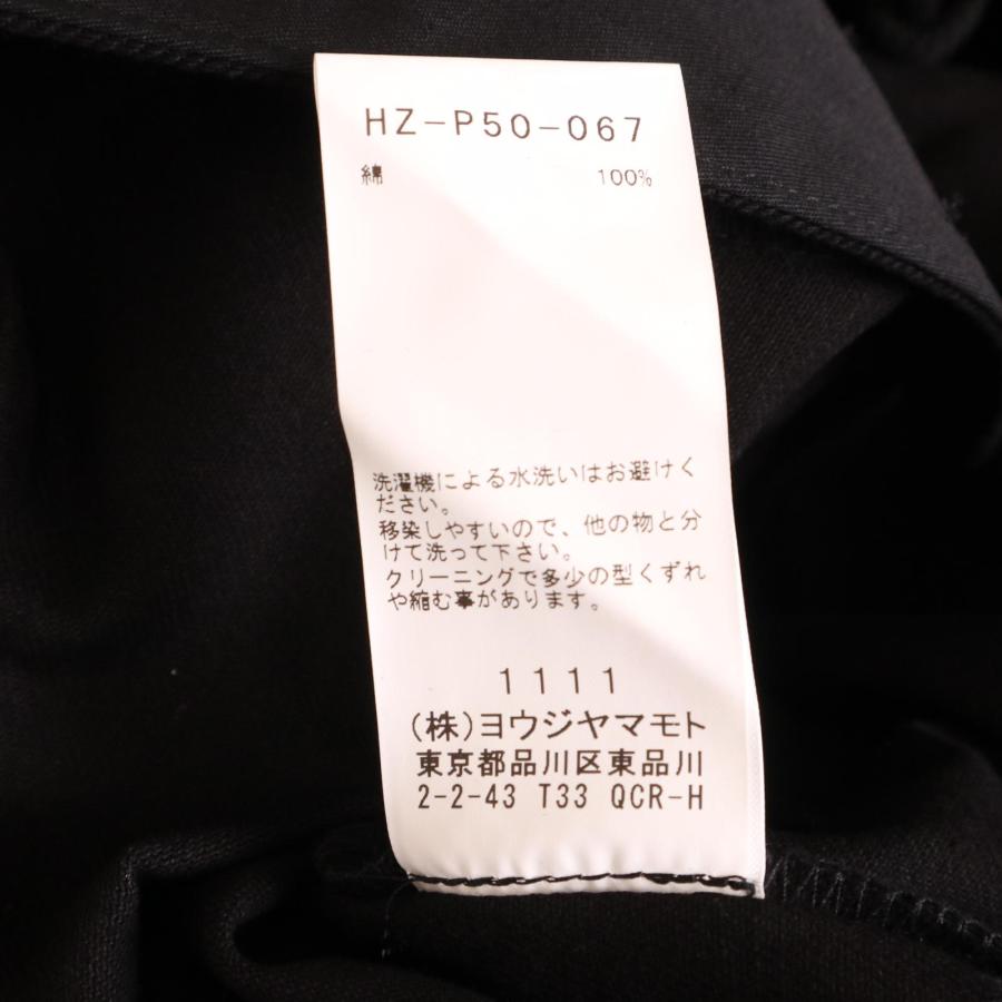 Yohji Yamamoto（ヨウジヤマモト） black scandal HZ-P50-067 ブラック