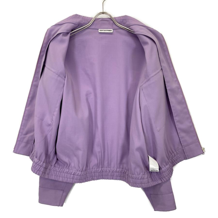 新品 SOFTHYPHEN 22AW ノーカラープルオーバーシャツジャケット 3