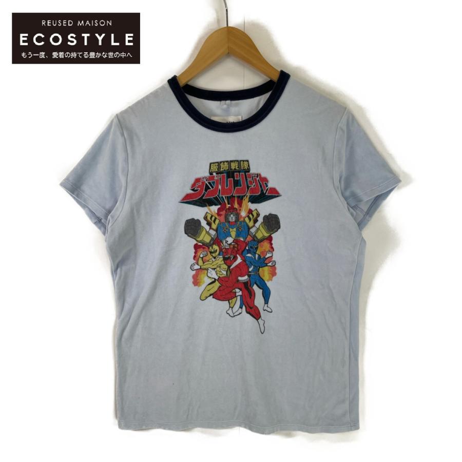 doublet ダブレット ANIME CHARACTER VELOUR T-SHIRT ライト doublet ダブレット ANIME CHARACTER VELOUR T-SHIRT ライト