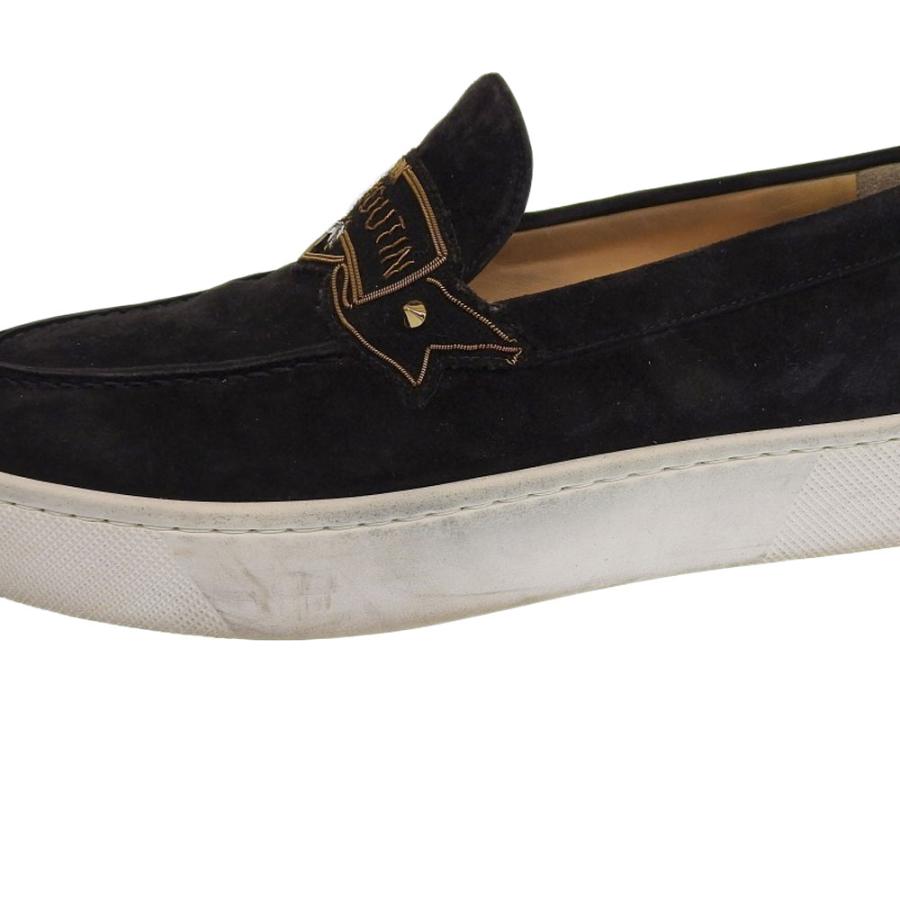 Christian Louboutin（クリスチャンルブタン） 美品 ロゴ ローファー