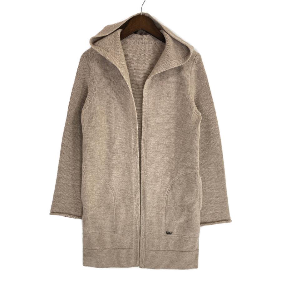 FOXEY フォクシー ブラウン フード付き カシミヤ トッパー FOXEY フォクシー ブラウン フード付き カシミヤ トッパー