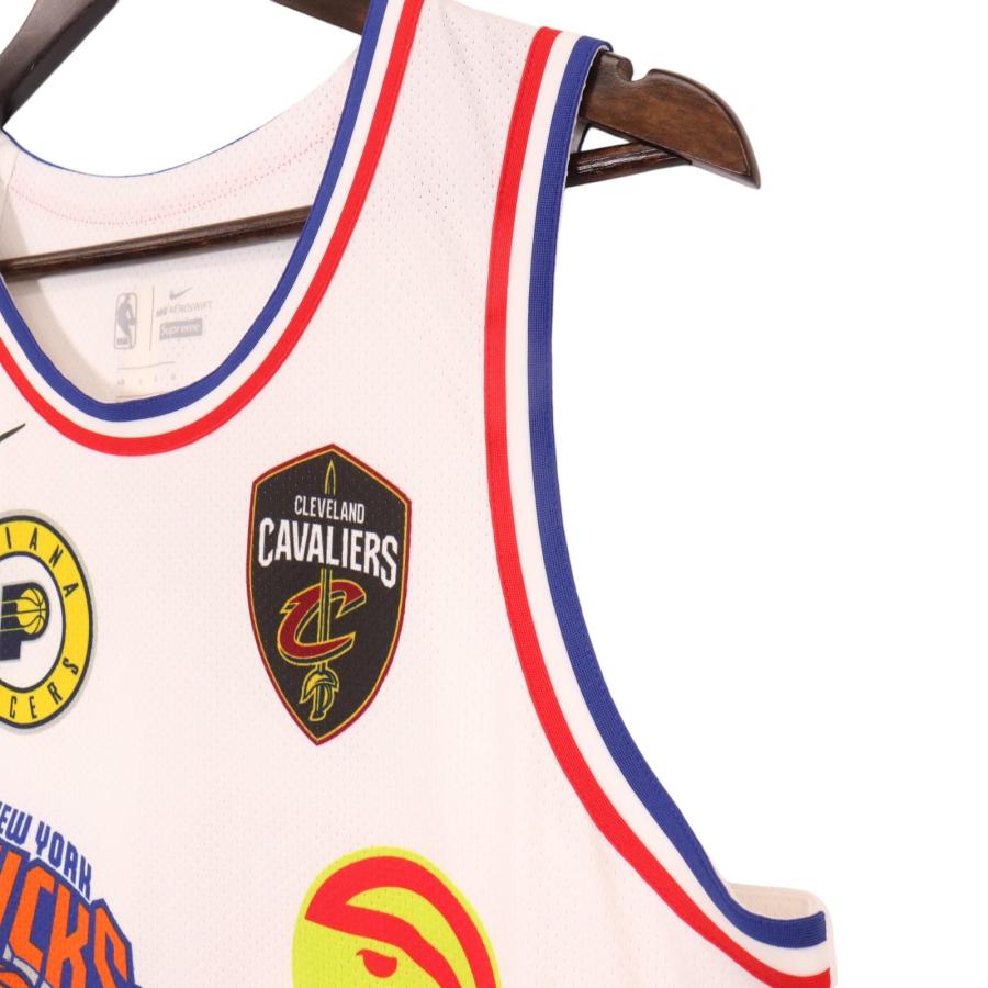 Supreme × NIKE / タンクトップ/S/ポリエステル/WHT/AQ4228-100/18SS/NBA Teams Athentic Jer NIKE（ナイキ） ×シュプリーム AQ4228-100 18SS NBA Teams Authentic