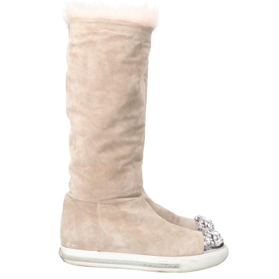 miu miu（ミュウミュウ） 5W9461 メタル/ビジュートゥ ロングムートン