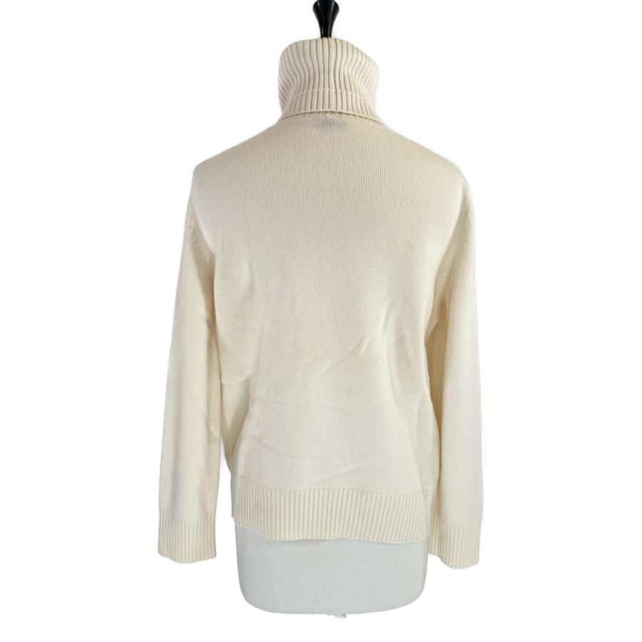 シャネル CHANEL LA PAUSA ココマーク タートルネック ニット 衣料品 トップス カシミヤ レディース アイボリー系 P60454K46051 【中古】 CHANEL - CHANEL シャネル ニット LA PAUSA ココマークの通販 by RECLO