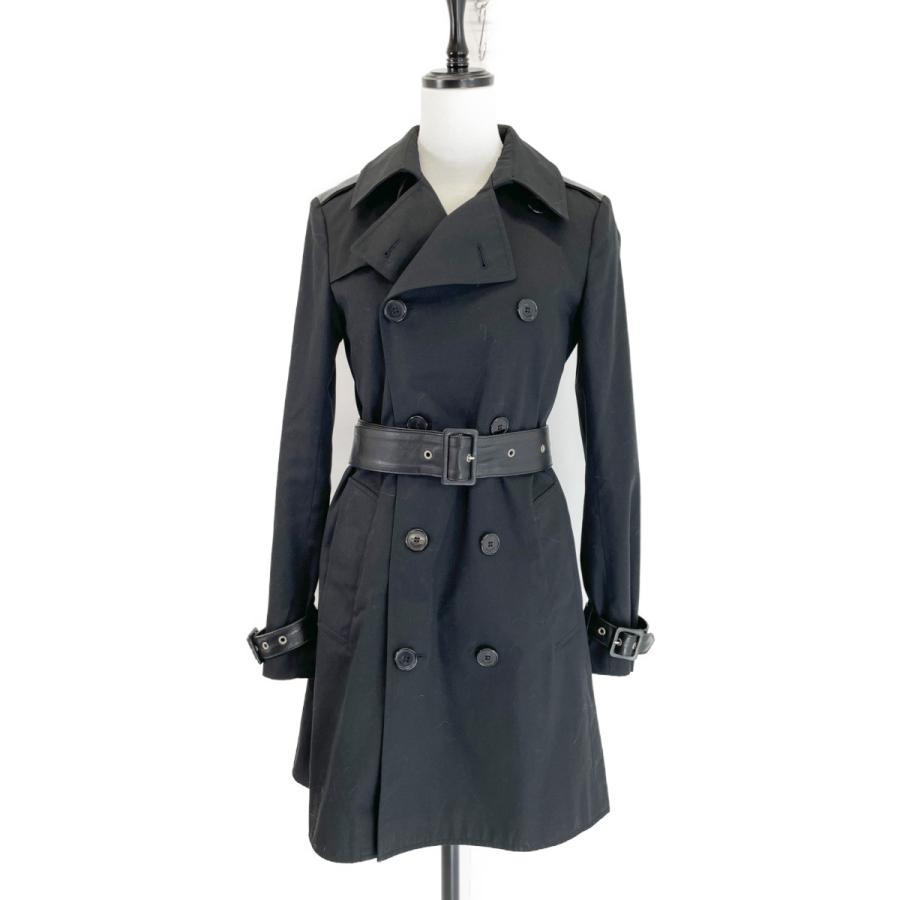 【お値下げ中】サンローラン トレンチコート ギンガム　34 ベイビージェーンキャシャレル トレンチコート 総柄 レディース