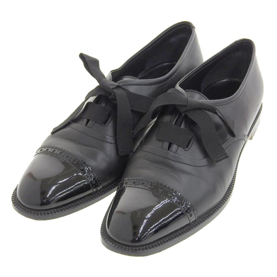 MANOLO BLAHNIK（マノロブラニク） 美品 リボン レザー パテント 