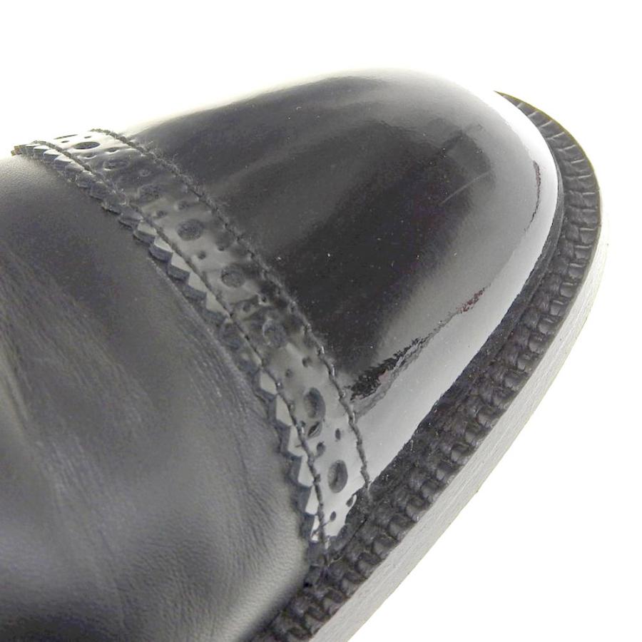 MANOLO BLAHNIK（マノロブラニク） 美品 リボン レザー パテント 