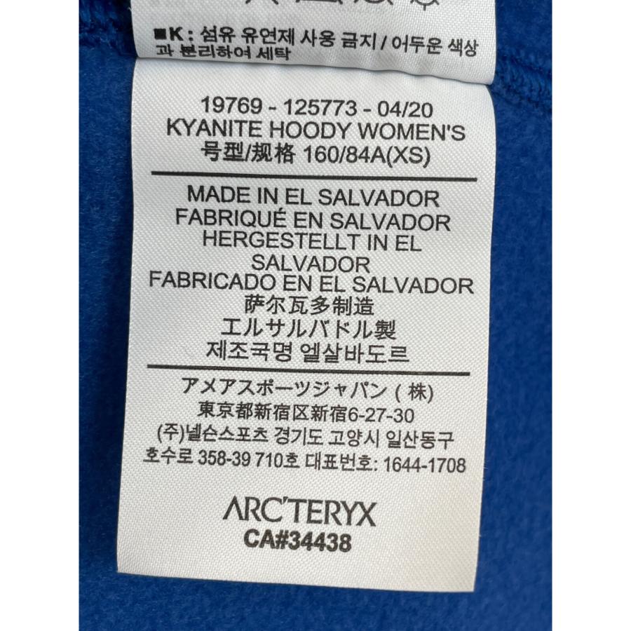 ARC'TERYX アークテリクス KYANITE 19769 フーディ ブルー XS ARC'TERYX アークテリクス KYANITE 19769 フーディ ブルー XS