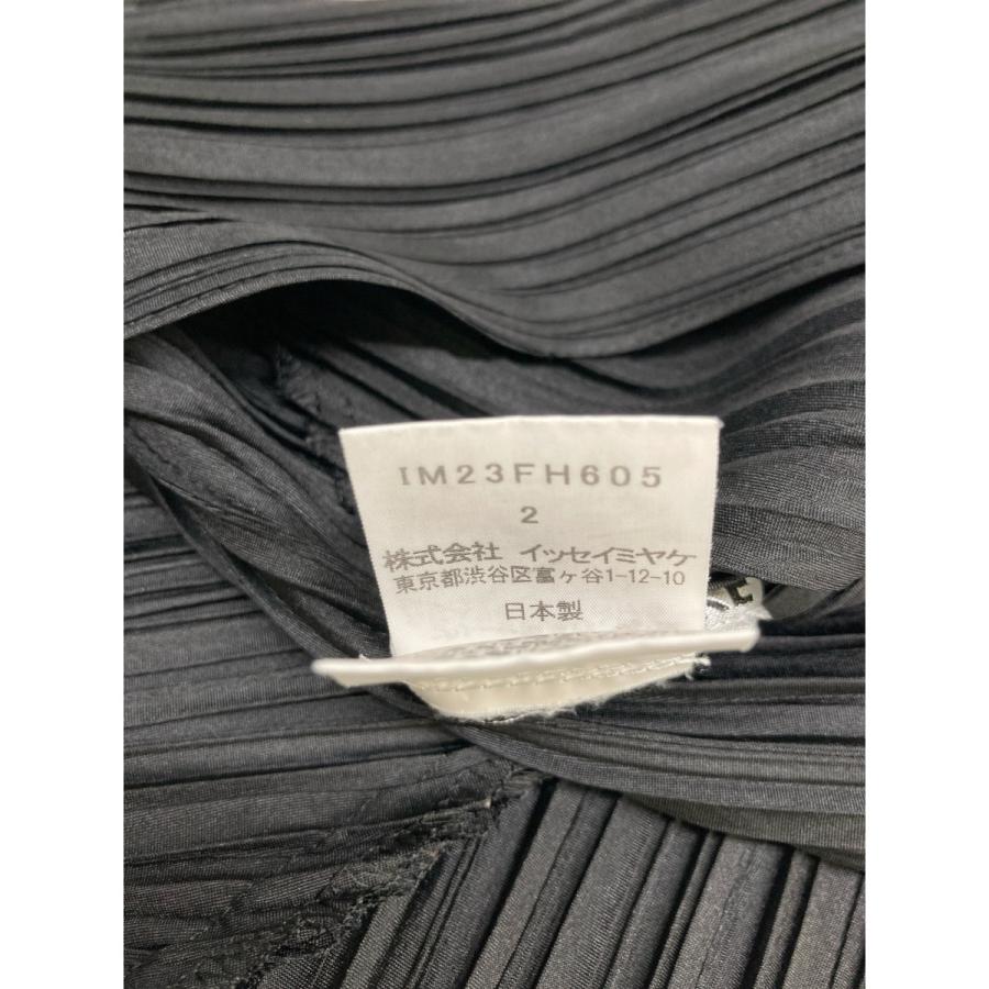 ISSEY MIYAKE イッセイミヤケ ブラック プリーツ ロングワンピース