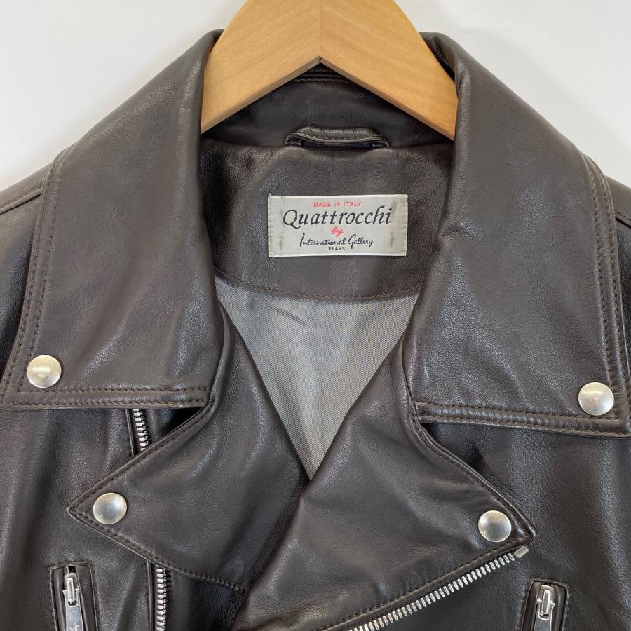 QUATTROCCHI クアトロッキ ブラック ダブルライダース QUATTROCCHI クアトロッキ ブラック ダブルライダース