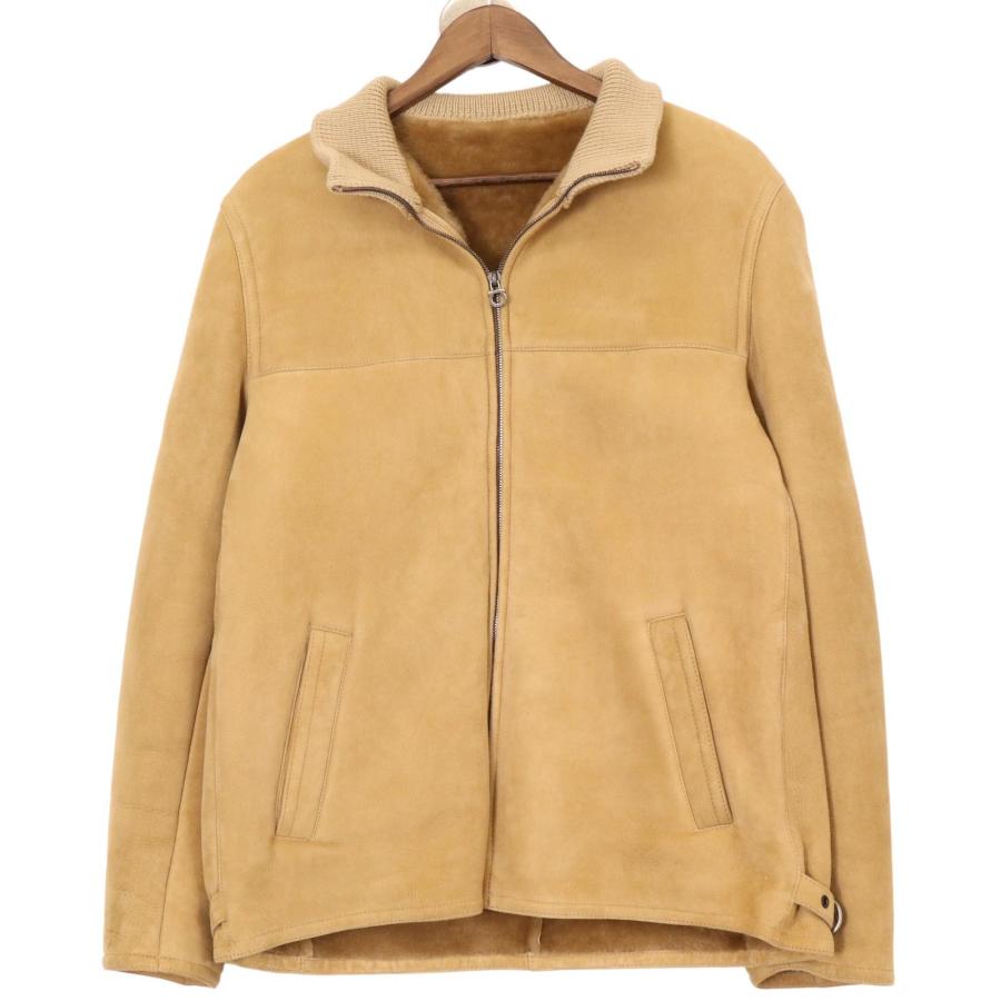 Salvatore Ferragamo ベージュ レザー ジャケット Salvatore Ferragamo ベージュ レザー ジャケット