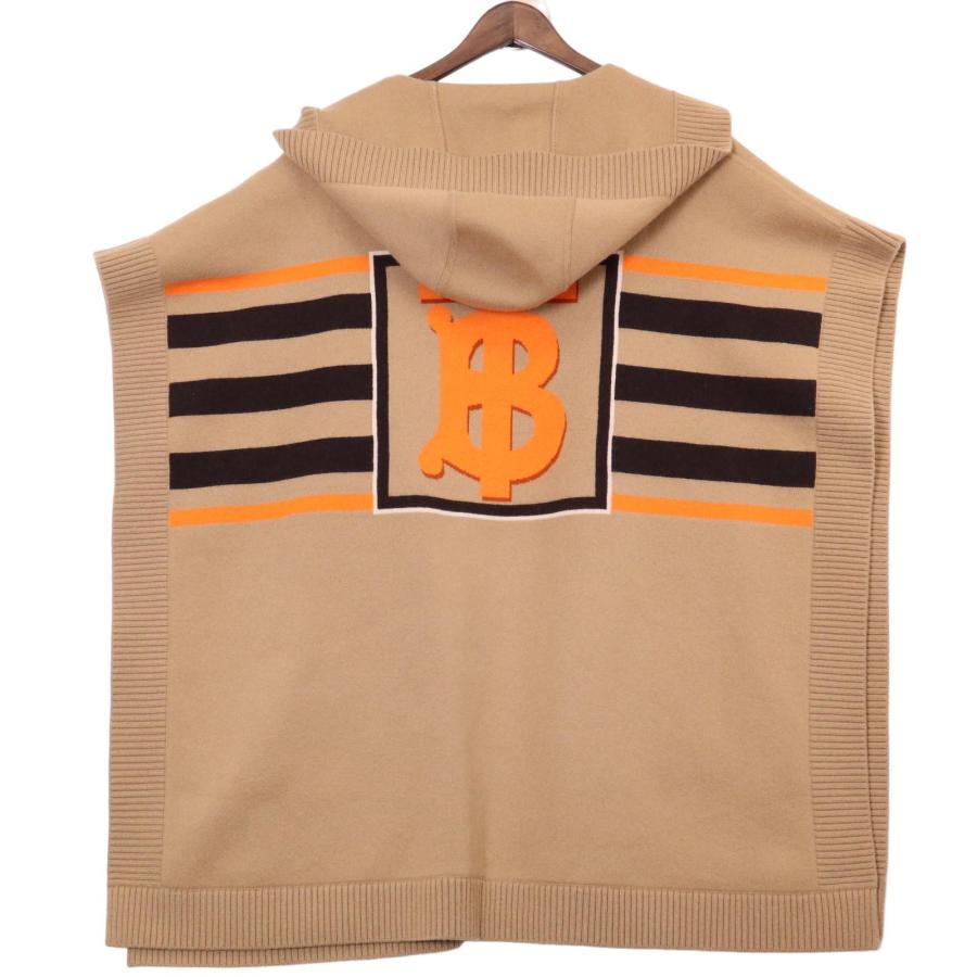 BURBERRY バーバリー 8018233 TBロゴ ケープ ポンチョ ベージュ BURBERRY バーバリー 8018233 TBロゴ ケープ ポンチョ ベージュ