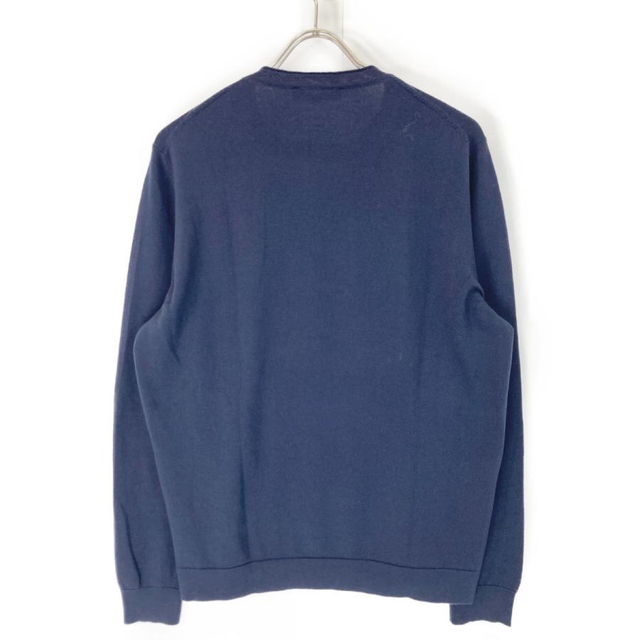 Loro Piana ロロピアーナ ネイビー ウール 長袖ニット MAD4122 Loro Piana ロロピアーナ ネイビー ウール 長袖ニット MAD4122