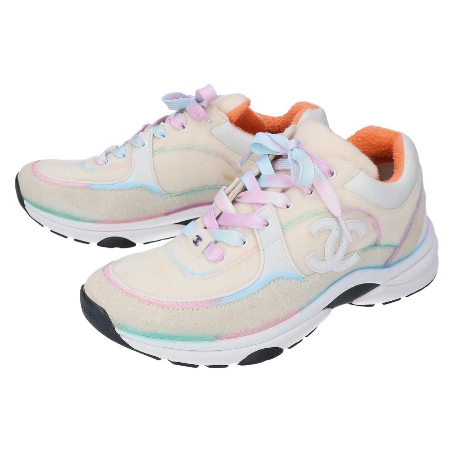 シャネル・ピンクのスニーカー 40