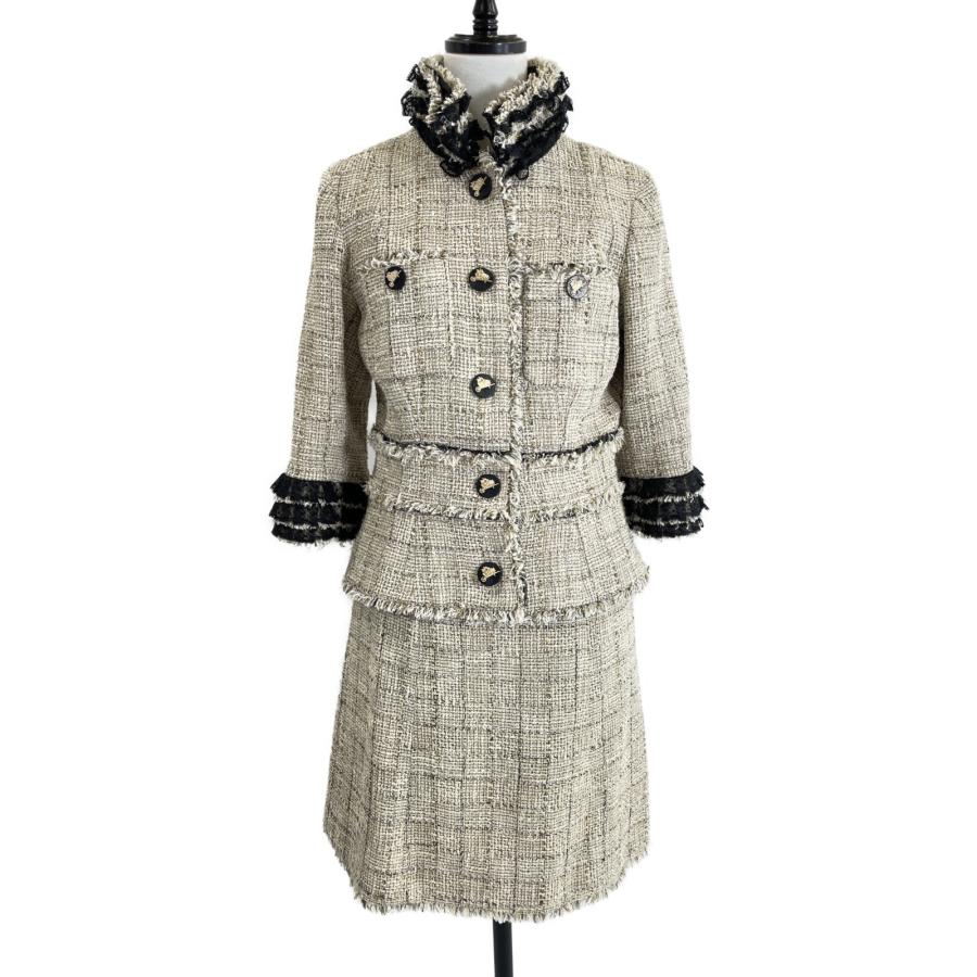 CHANEL シャネル 国内正規 P38189 P38144 チュールレースフリル