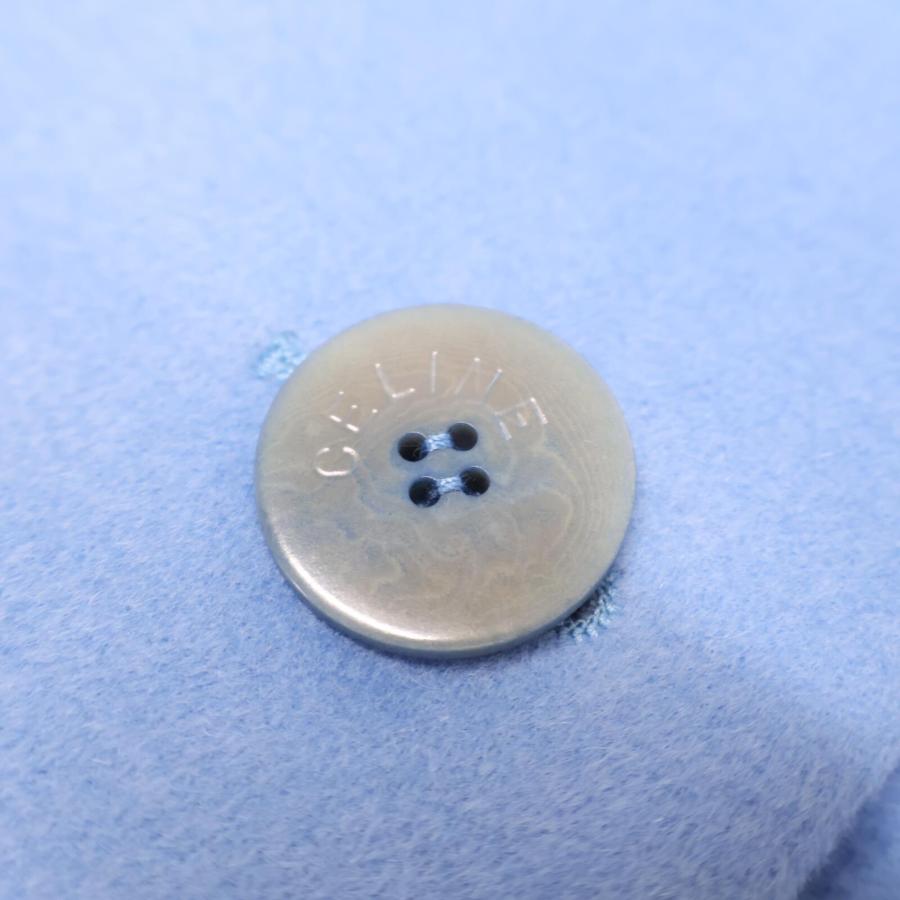 CELINE 美品/ セリーヌ カシミヤ/アンゴラ混 ウール ノーカラー コート  