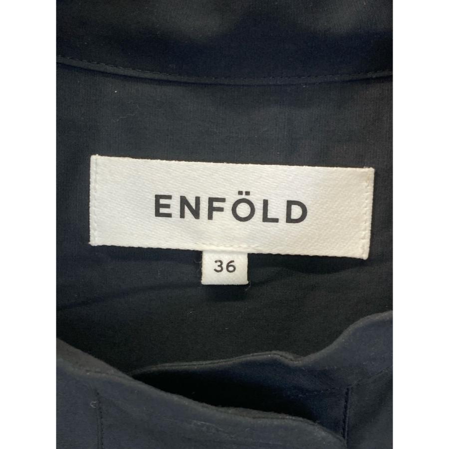 ENFOLD エンフォルド ブラック 長袖シャツワンピース SOMELOS ENFOLD エンフォルド ブラック 長袖シャツワンピース SOMELOS