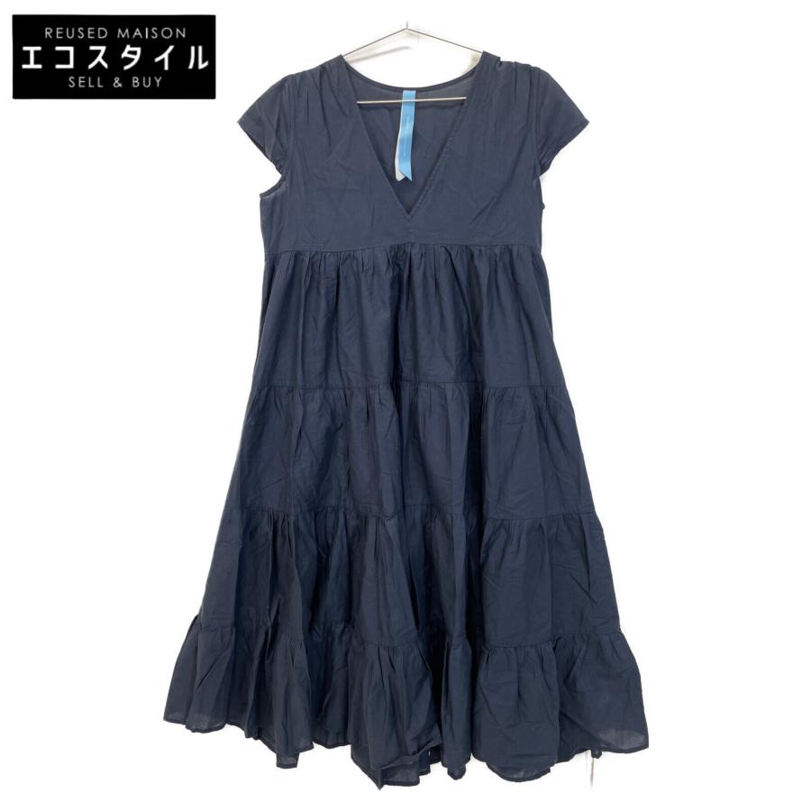 マーレット tomorrowland別注 ネイビーワンピース XS Merletteマーレット× トゥモローランド ワンピース XSネイビーxs