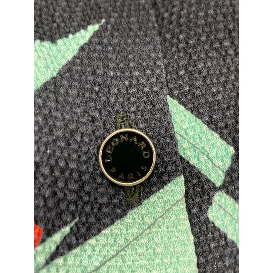 美品/ LEONARD レオナール 花柄 シルク キャミソール ロングワンピース 