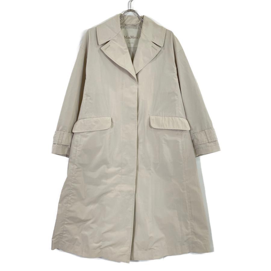Max Mara マックスマーラ アイボリー CUBE ベルト付 チェスター