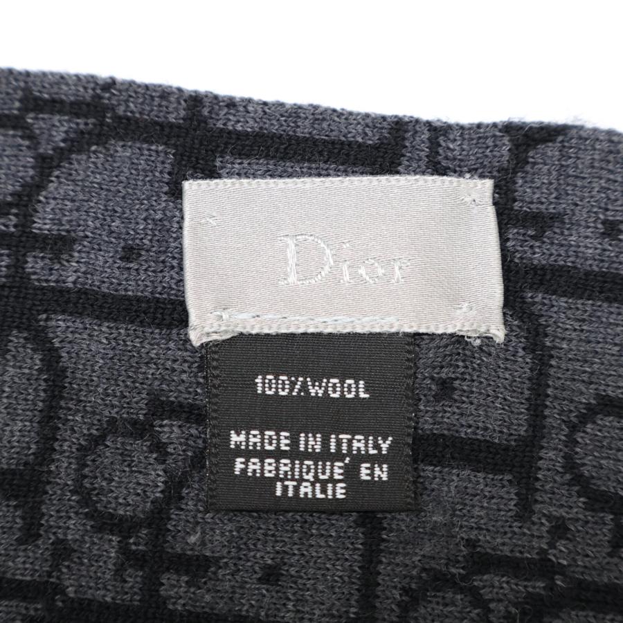 美品/ Christian Dior クリスチャンディオール オブリーク ウール