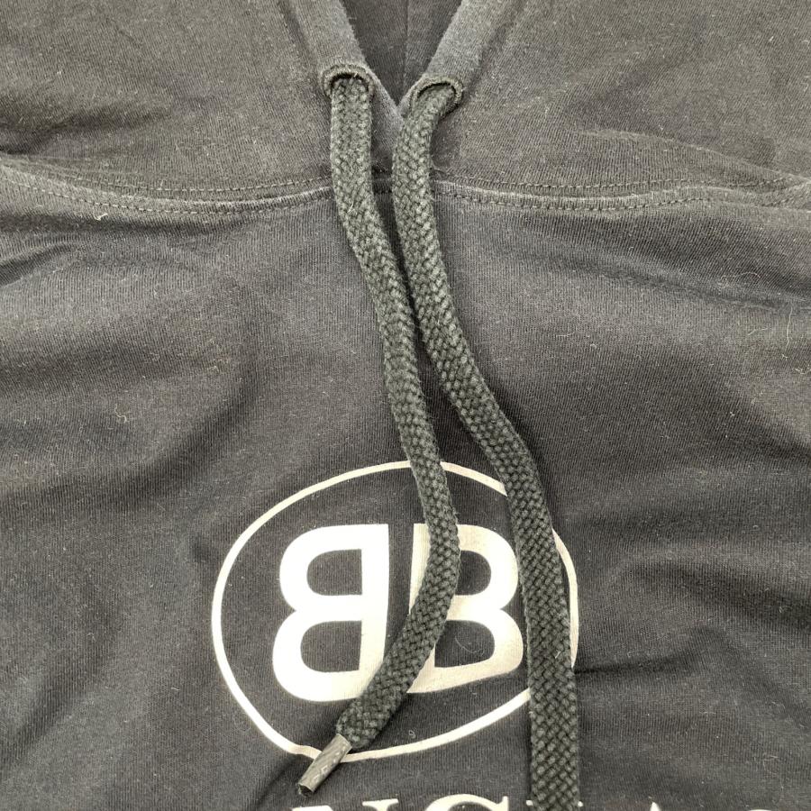 バレンシアガ 17年 ブラック オーバーサイズ パーカー 492195 XS BALENCIAGA（バレンシアガ） 17年 ブラック オーバーサイズ パーカー