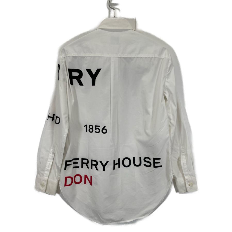 バーバリー ホワイト ホースフェリー ティッシ期 コットン シャツ 8015637 36 BURBERRY（バーバリー） ホワイト ホースフェリー ティッシ期 コットン