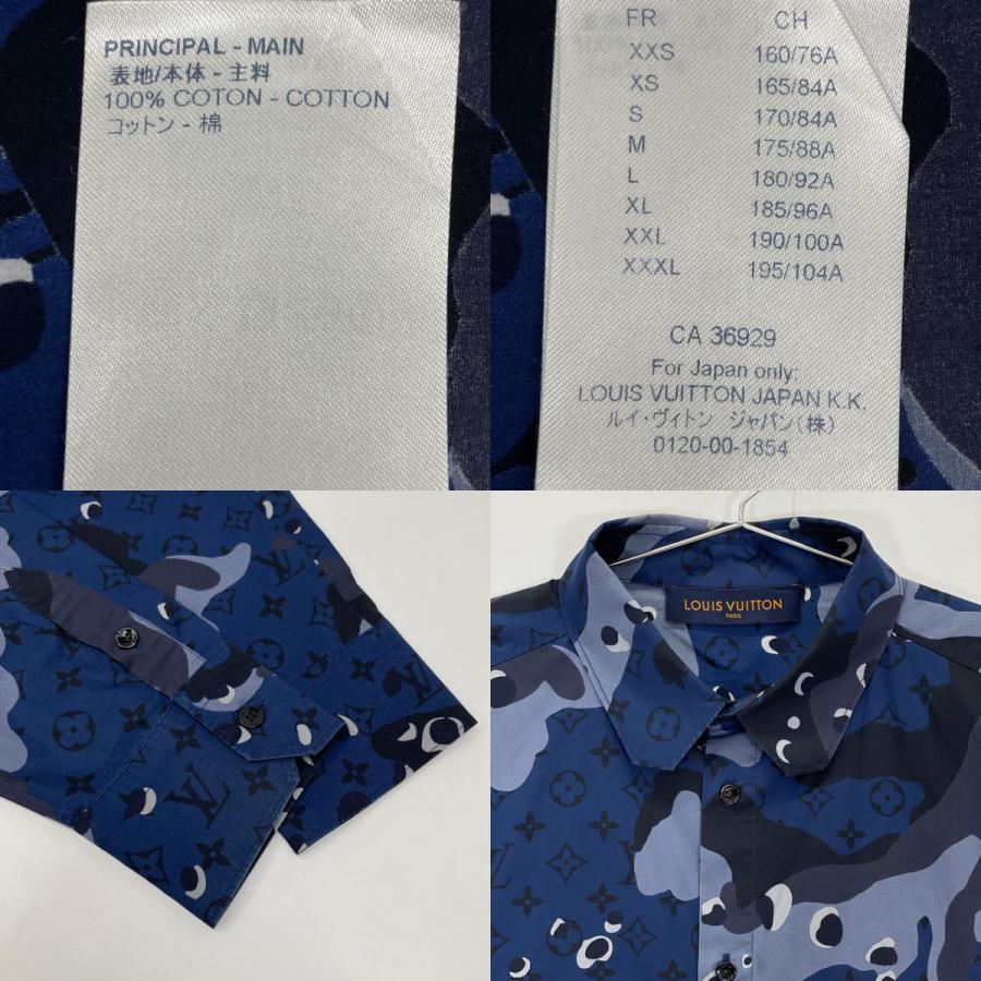 20SS美品 LOUIS VUITTON ジャイアントモノグラム シャツ M