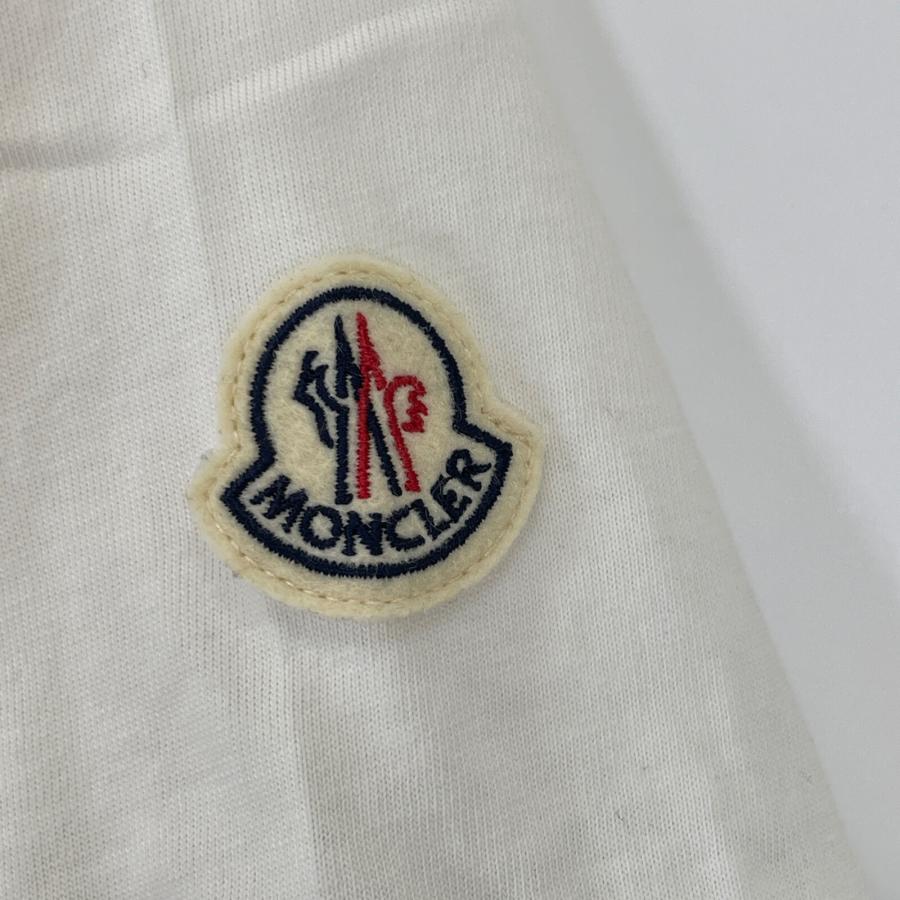 MONCLER モンクレール 22年 ホワイト MAGLIA MANICHE 半袖Tシャツ L  