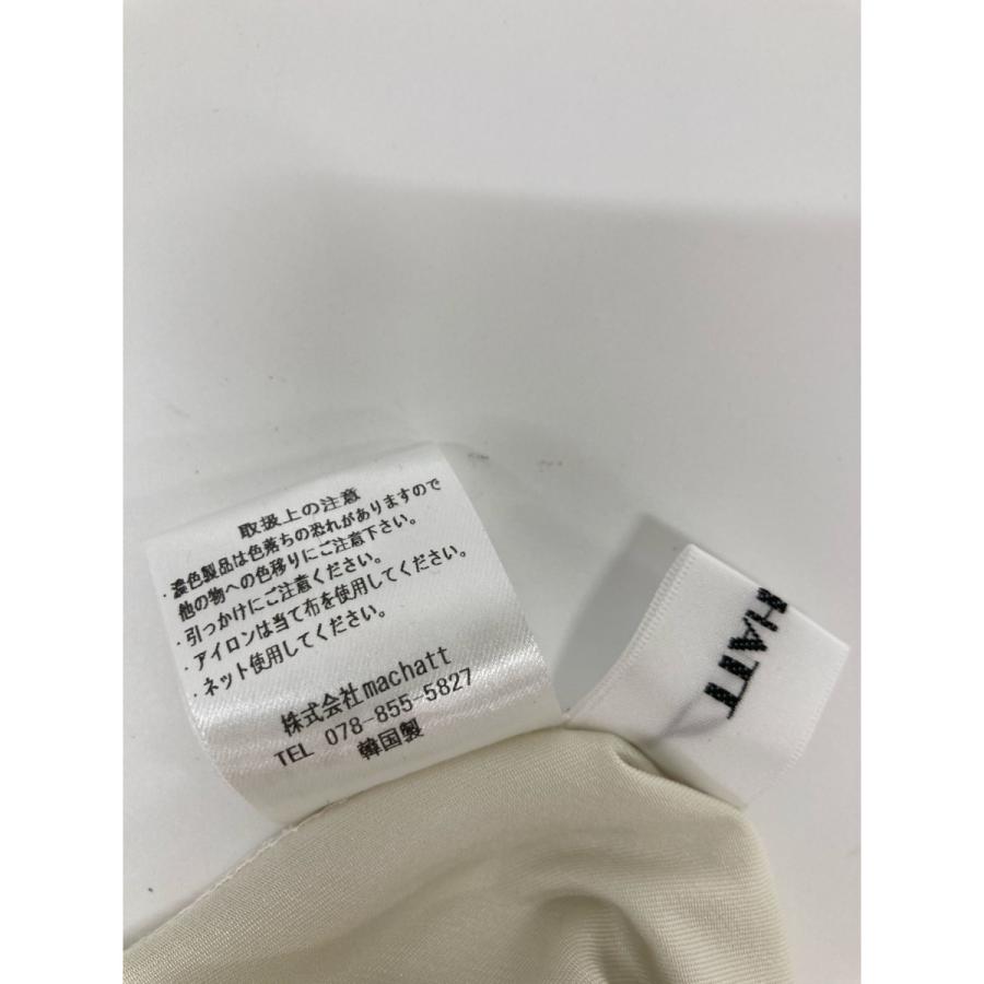 MACHATT マチャット ベージュ バイカラーステッチロングドレス