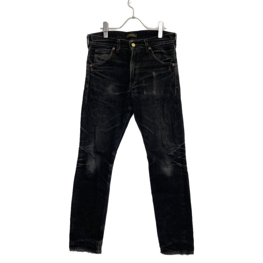 RRL デニムフラッグ RRL ダブルアールエル ブラック 782866527001 ハイスリム JAPAN WOVEN