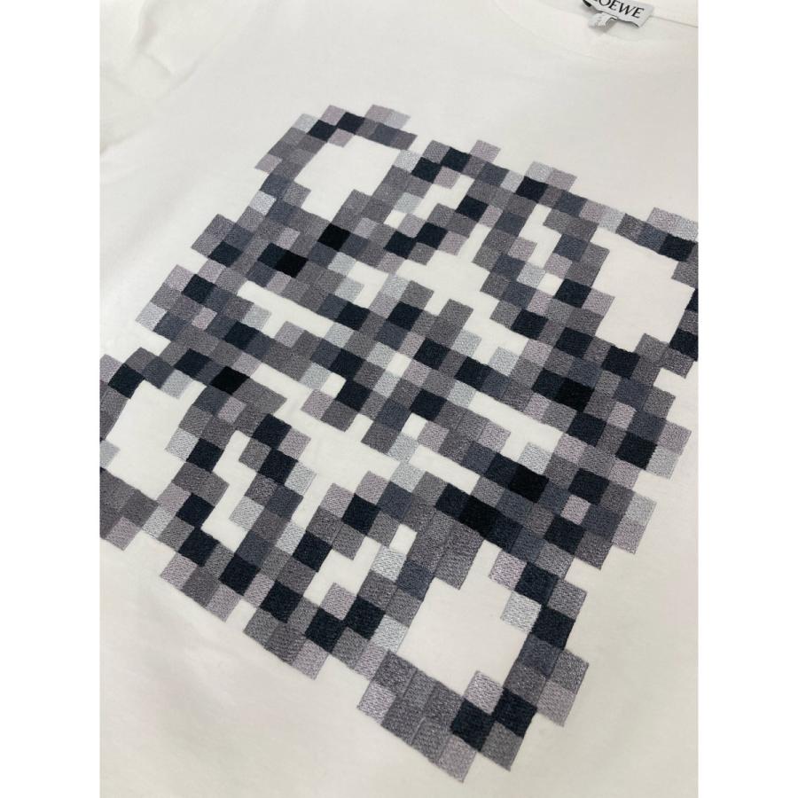 LOEWE ロエベ S540Y22X35 アナグラム モザイク Tシャツ ホワイト XS  