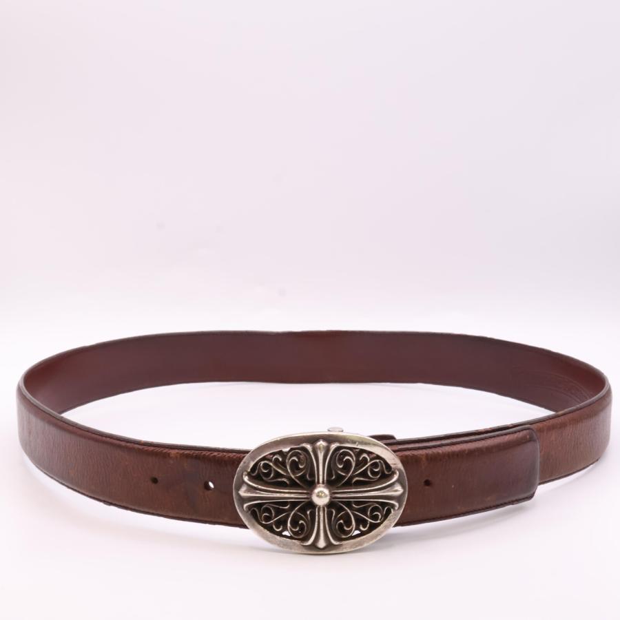 CHROME HEARTS クラッシックオーバルクロスベルト 36 おまけ付き Chrome Hearts クロムハーツ クラシックオーバルクロスバックル ホース