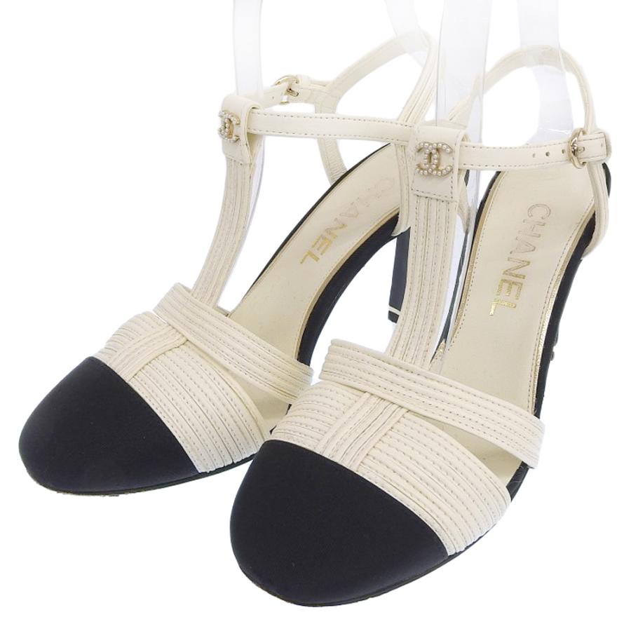 CHANEL シャネル Look62 ココマーク ストラップ サンダル パンプス  