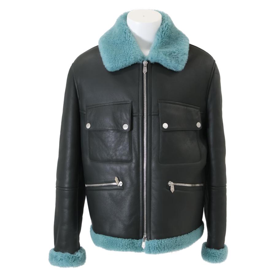 新品同様/ HERMES エルメス 22AW ムートンジャケット ジャケット 50