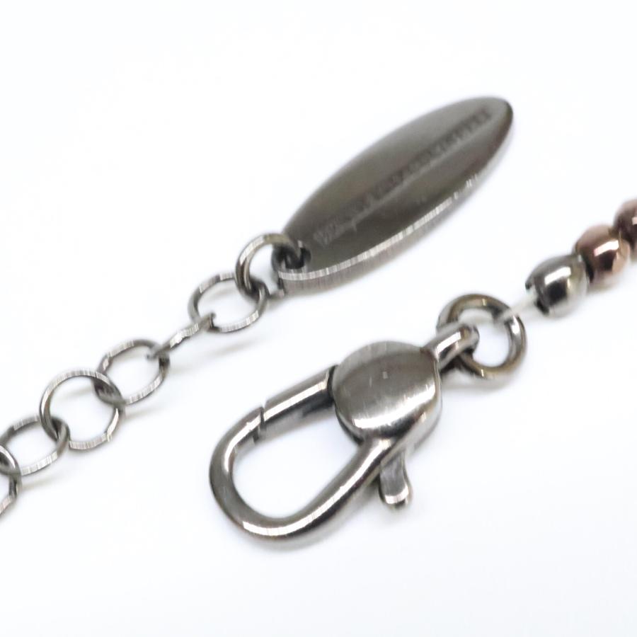 美品 BRUNELLO CUCINELLI ブルネロクチネリ 925 ブラウンビーズ ロング