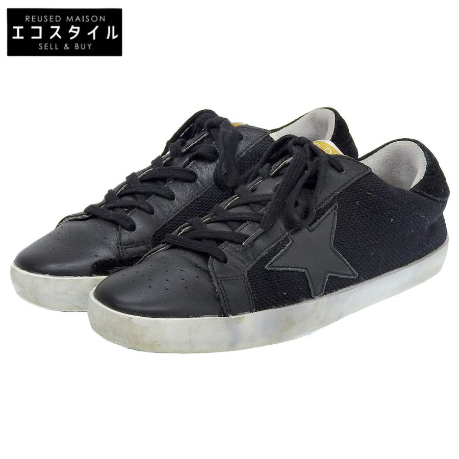 GOLDEN GOOSE ゴールデングース スーパースター レザー×キャンバス  