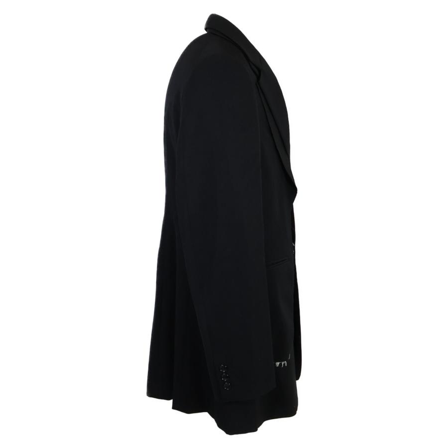 【美品】コムデギャルソンオム テーラードジャケット S ブラック AD2020 美品 COMMEdesGARCONS HOMME PLUS コムデギャルソンオムプリュス