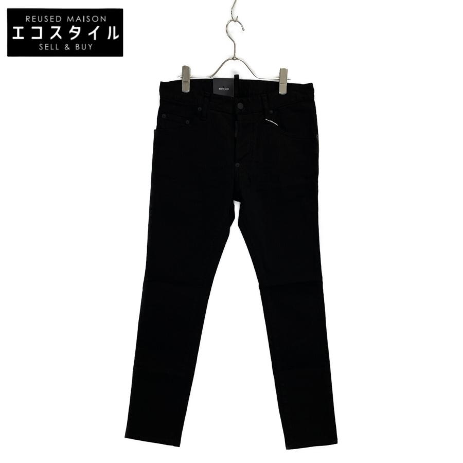 DSQUARED2 ディースクエアード ブラック SKATER デニムパンツS74LB0499 
