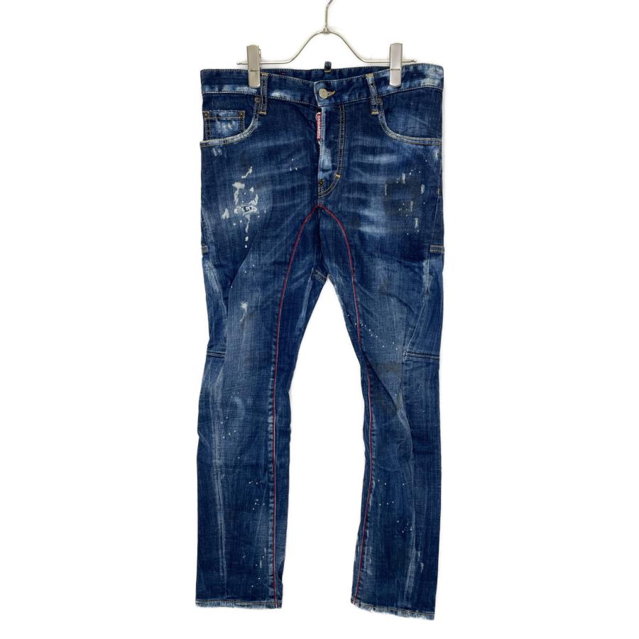 DSQUARED2 ディースクエアード インディゴ Tidy Biker デニムパンツ 