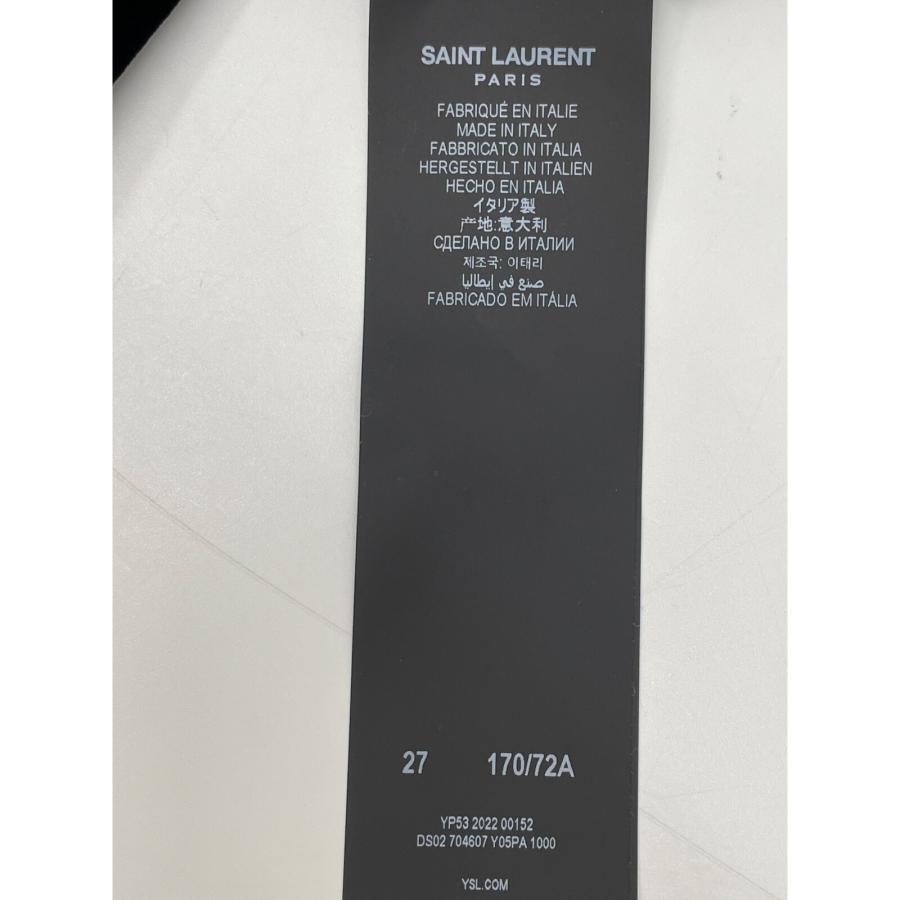 SAINT LAURENT PARIS サンローランパリ ブラック ベロアワイドロング