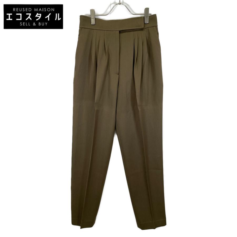 BURBERRY バーバリー ベージュ タックワイドパンツ ベージュ 40 