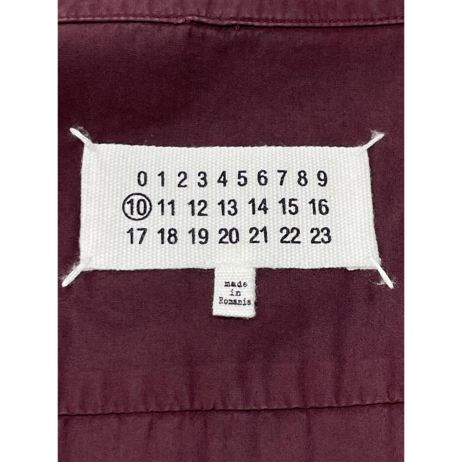 Maison Margiela メゾンマルジェラ ボルドー コットンシャツ S50DL0393