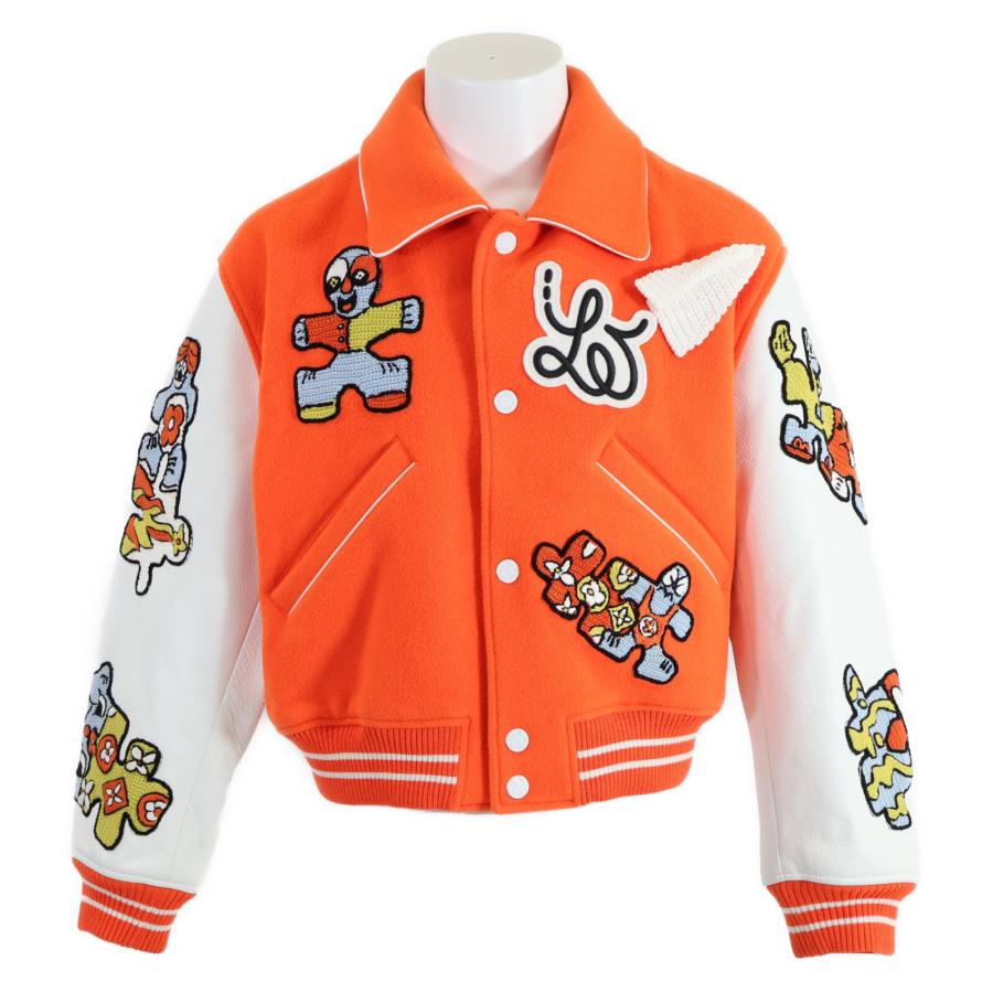 ルイヴィトン　ジャンパー 50 ルイヴィトン ミニバーシティブルゾン クロップド スタジャン 52