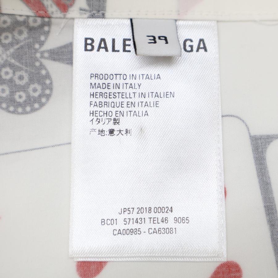 BALENCIAGA（バレンシアガ） 国内正規/ 571431 トランプ総柄 長袖