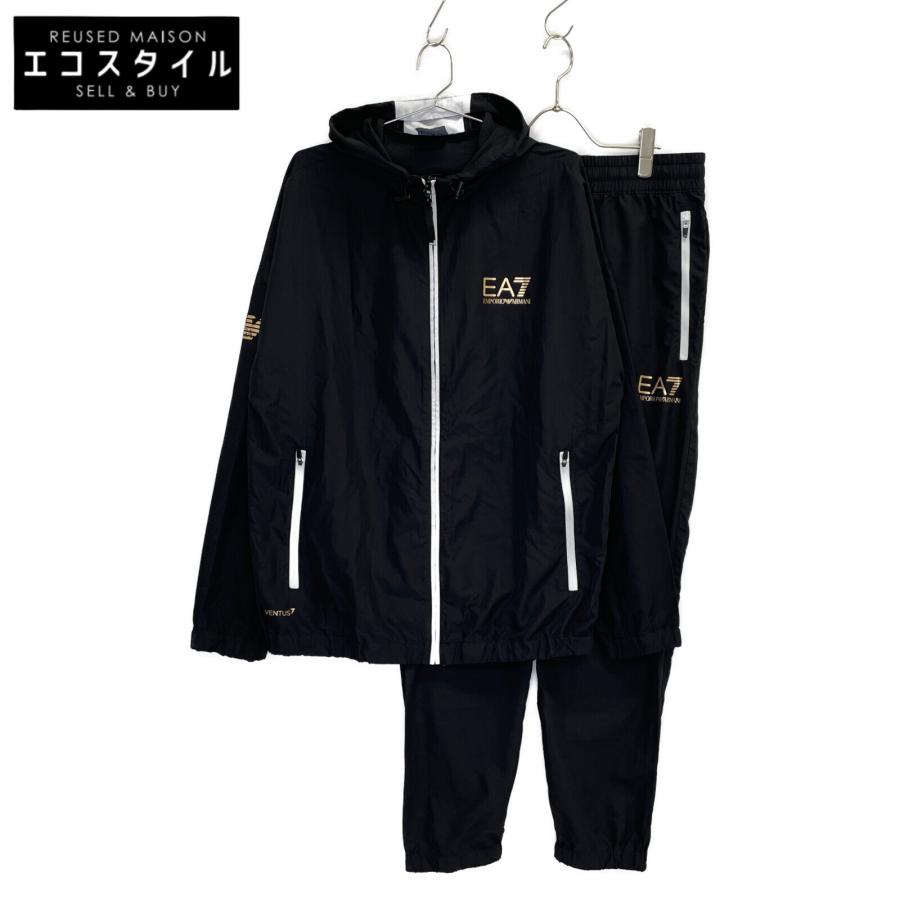 EMPORIO ARMANI エンポリオアルマーニ ブラック ナイロン セットアップ 